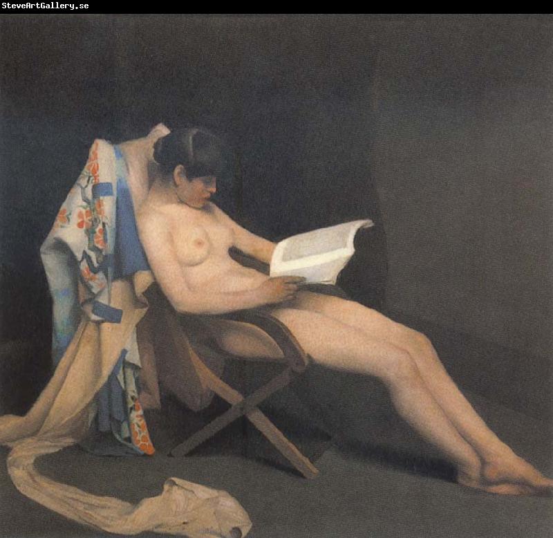 Theodore Roussel The Reading Girl